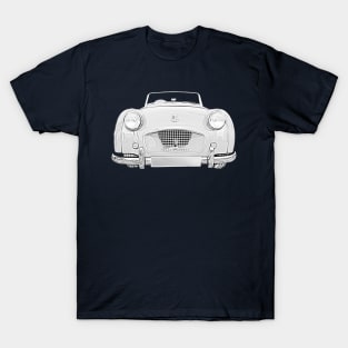 Triumph TR2 1950s British classic car monochrome T-Shirt